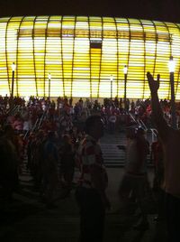 PGE Arena Gdańsk after the night game.