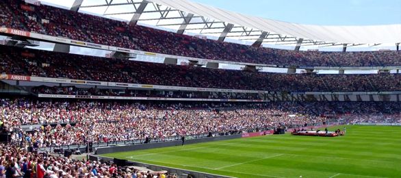 De Kuip along "Red De Kuip"