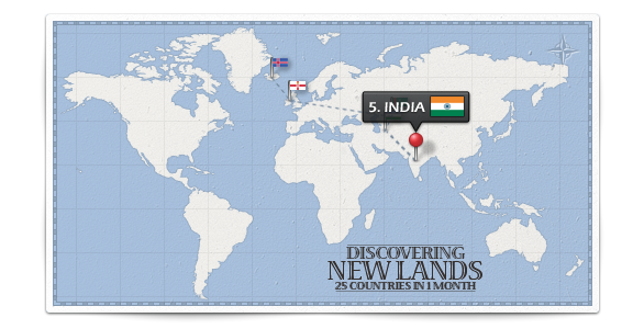 New land: India