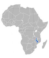 map of Malawi