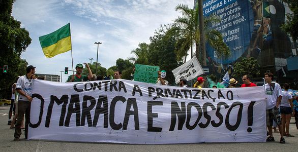 "Maraca e nosso" - protest