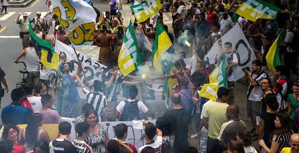 "Maraca e nosso" - protest