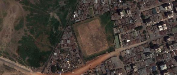 future location of the Kaunda Stadium