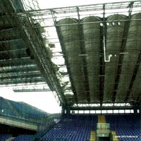 Poland: Ice rips roof of Wisła Kraków stadium