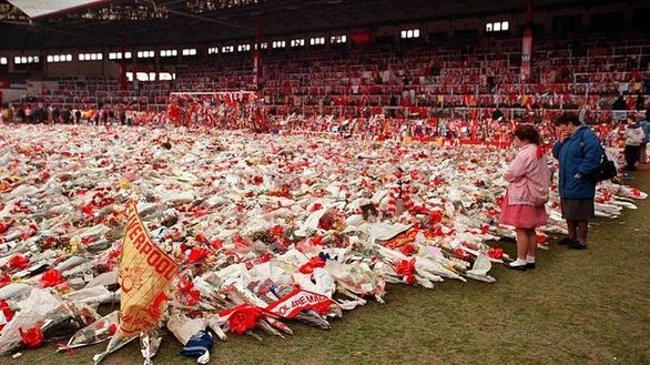 The Kop after Hillsborough