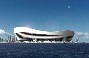 floating stadium concept