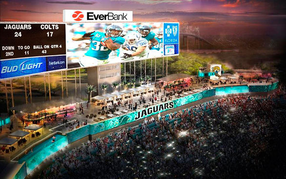 USA: First stadium deck with swimming pools? –