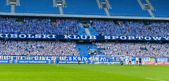 fans in Poznan last Sunday