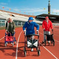 Amsterdam: Walker race for elderly citizens