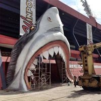 Mexico: Stadium entry through shark jaw