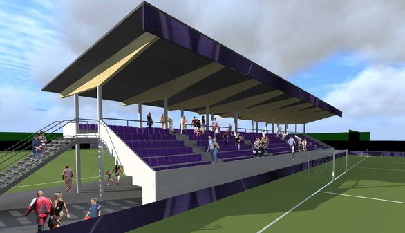 Austria Salzburg's new stand