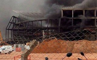 Brazil: Fire compromised stability of Arena Pantanal?