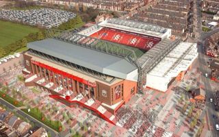 New design: Liverpool unveils Anfield with new main stand