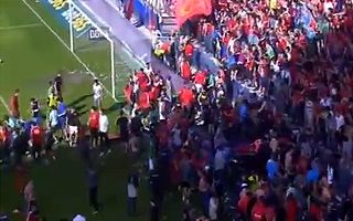 Pamplona: 25 supporters injured in barrier collapse