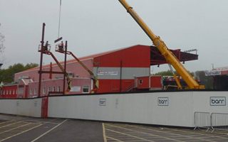 Bristol: South stand skeleton begins to grow at Ashton Gate