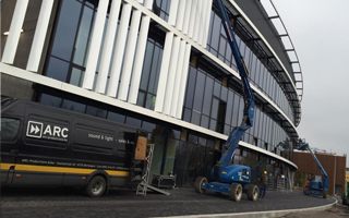 New construction: Regenboogstadion in Waregem
