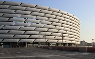 New stadium: Azerbaijan’s giant a month from opening