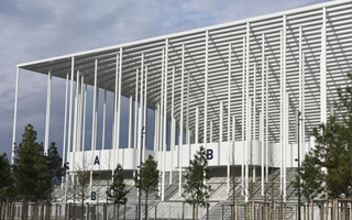 New stadium: The steel frustum from Bordeaux