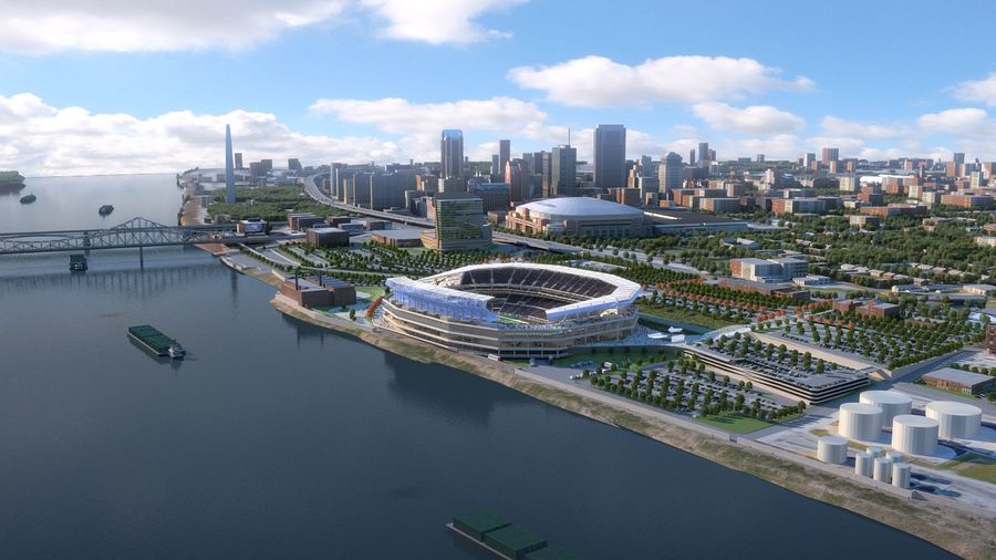 proposed St. Louis Stadium