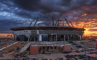 Saint Petersburg: Zenit Arena’s permanent roof complete