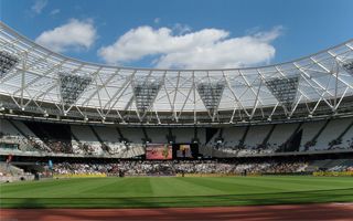 London: Olympic Stadium reopened after roof reconstruction