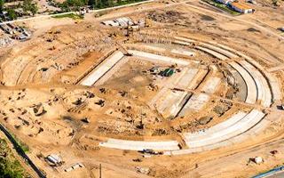 New construction: World Cup stadium in Nizhny Novgorod begins to take shape