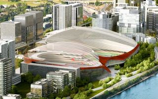 New design: Conjoined arenas in Calgary