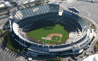 1960's Oakland Coliseum Oakland Raiders Aerial View 8 X 12