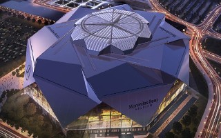 Atlanta: Falcons stadium 3 months behind schedule