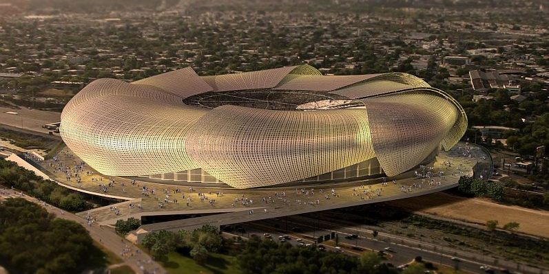 New Tigres UANL Stadium in Monterrey, Mexico - Coliseum