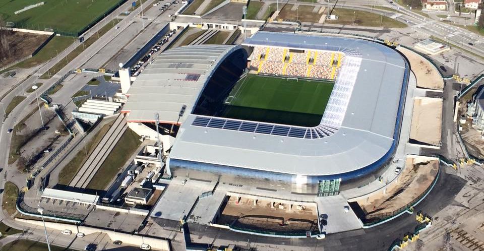 Dacia Arena, the stadium in Udine