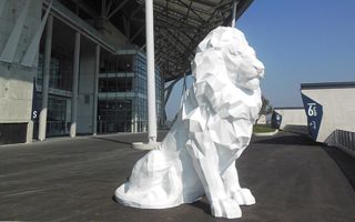 Lyon: Four printed lions to decorate Parc OL