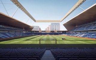 England: Luton Town’s stadium with a hat