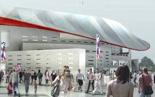 Madrid: The crown for Atleti stadium is coming