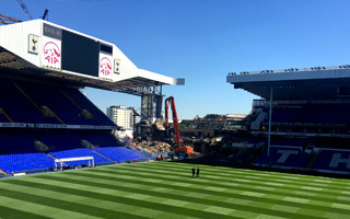 London: White Hart Lane disappearing while Wembley awaits