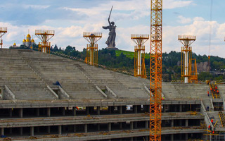 Russia 2018: Stands in Volgograd built in half a year!