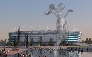 Kaliningrad: 20-meter “Aquaman” sculpture decorating World Cup stadium?