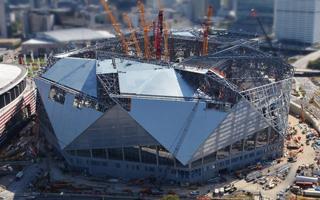 Falcons Stadium Architect Goes 'Over the Top' With Roof Design