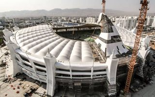 Turkmenistan: Horse-headed stadium almost ready