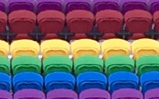 Orlando: Rainbow seats as tribute for Pulse victims