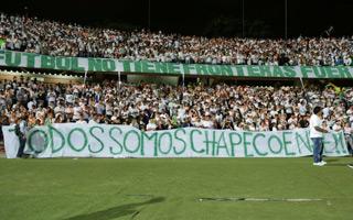 Colombia and Brazil: They filled stadiums for Chapecoense