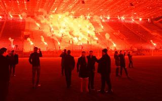 Standard Liege v Anderlecht abandoned because of flares & smoke