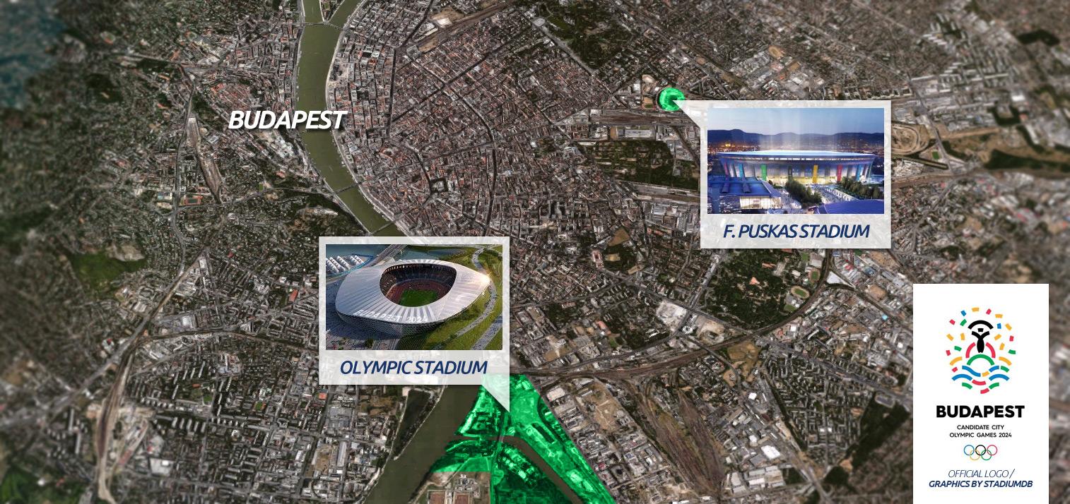 New design Budapest presents the 2024 Olympic Stadium