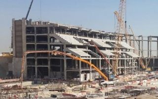 Qatar 2022: First modular seating section underway