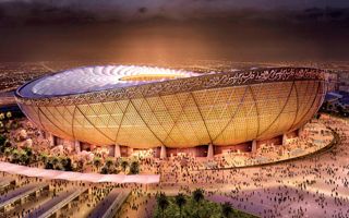 Qatar 2022: World Cup final venue under construction