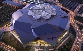 Roof at Mercedes-Benz Stadium in Atlanta finally open for business