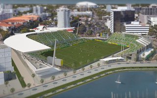 Tampa Bay Rowdies. Al Lang Stadium. St Petersburg FL Stock Photo - Alamy