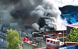 France: Fire impedes demolition of Le Havre stadium