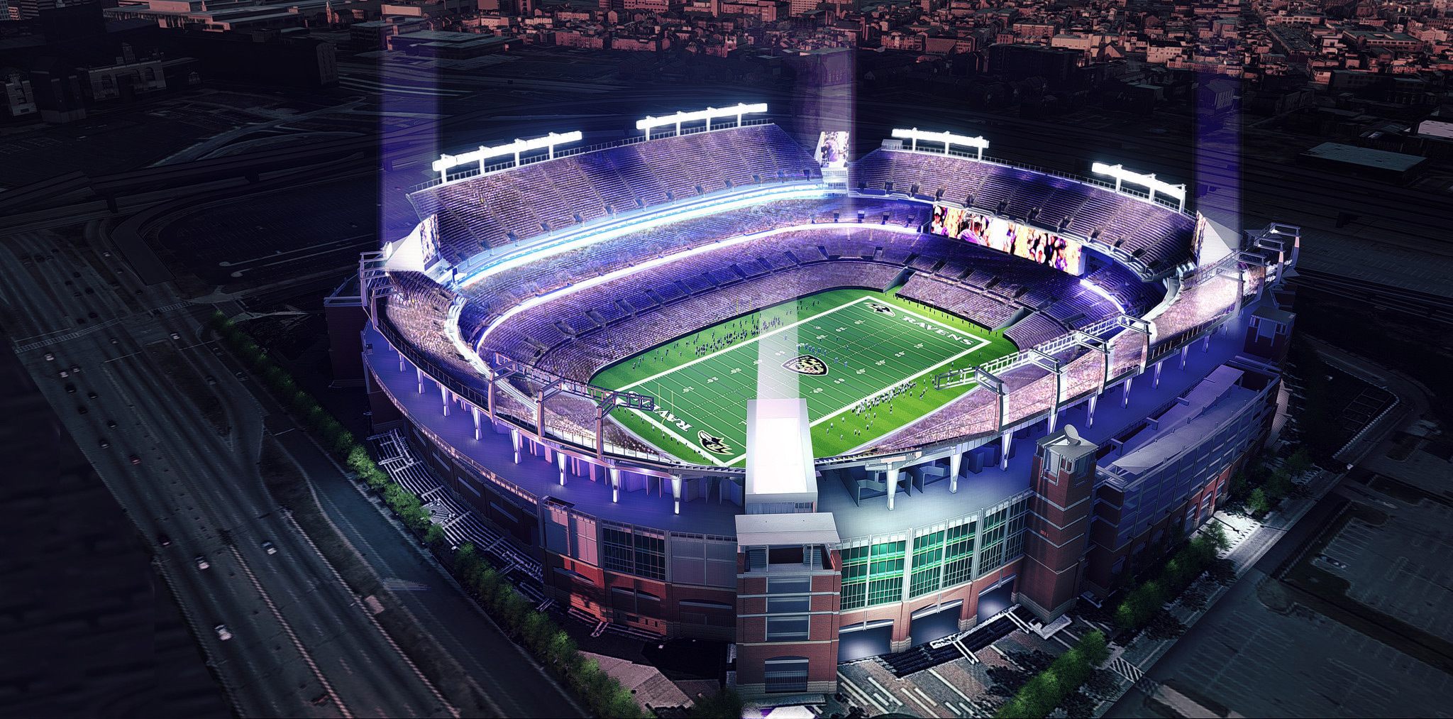 Baltimore Ravens upgrade stadium experience with SMD LED video displays  from Daktronics