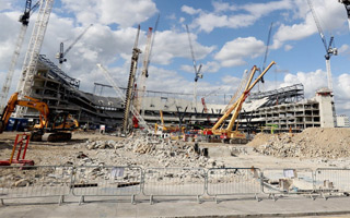 London: White Hart Lane out, safe standing in